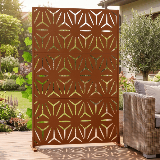 Parede divisória Kilsturd aço galvanizado 180x120 cm Castanho casa.pro Parede divisória Kilsturd aço galvanizado 180x120 cm Castanho casa.pro