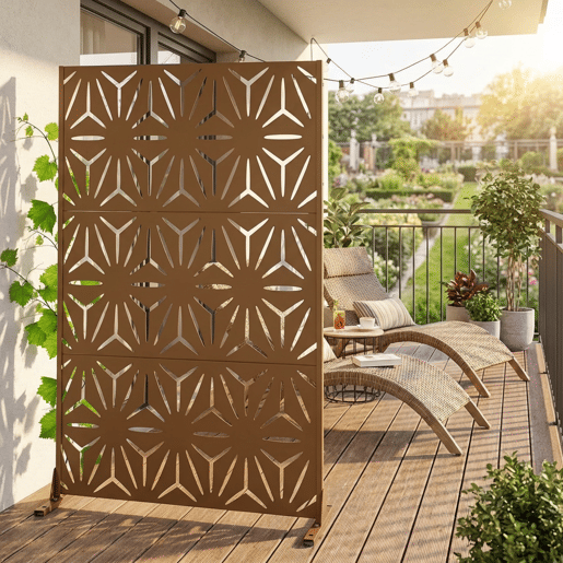 Parede divisória Kilsturd aço galvanizado 180x120 cm Castanho casa.pro Parede divisória Kilsturd aço galvanizado 180x120 cm Castanho casa.pro