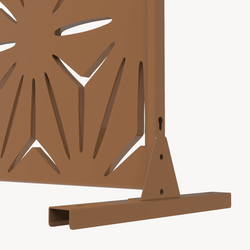 Parede divisória Kilsturd aço galvanizado 180x120 cm Castanho casa.pro Parede divisória Kilsturd aço galvanizado 180x120 cm Castanho casa.pro