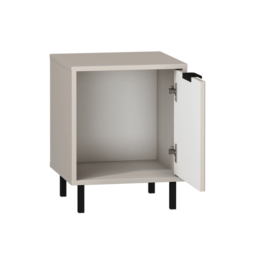 Mesa de cabeceira Soly Cachemire com 1 porta Mesa de cabeceira Soly Cachemire com 1 porta
