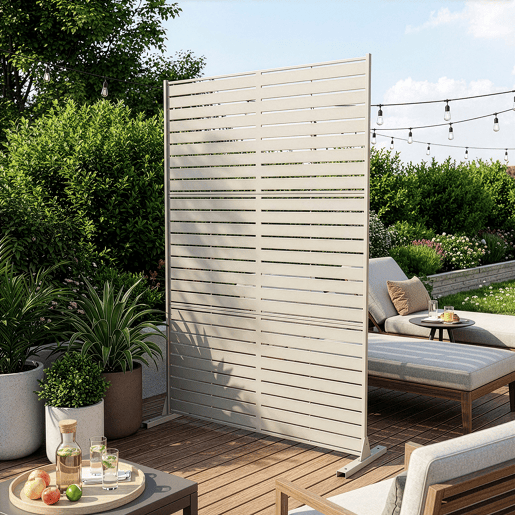 Divisória Nodepp em aço galvanizado 180x120 cm Bege alho casa.pro Divisória Nodepp em aço galvanizado 180x120 cm Bege alho casa.pro