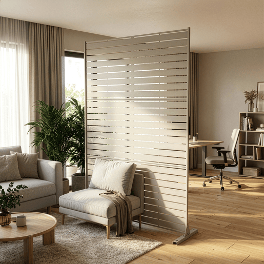 Divisória Nodepp em aço galvanizado 180x120 cm Bege alho casa.pro Divisória Nodepp em aço galvanizado 180x120 cm Bege alho casa.pro
