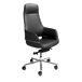 Silla oficina giratoria polipiel negro Silla oficina giratoria polipiel negro Negro/ Gris