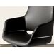 Silla oficina giratoria polipiel negro Silla oficina giratoria polipiel negro Negro/ Gris
