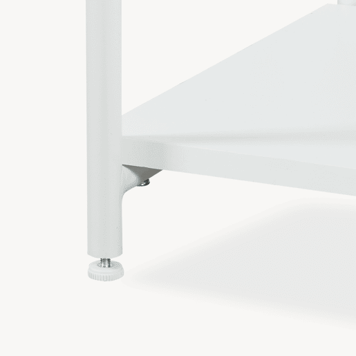 Roupeiro aberto Verdfjorg Varão 5 compartimentos 200x110x40cm metal Branco en.casa Roupeiro aberto Verdfjorg Varão 5 compartimentos 200x110x40cm metal Branco en.casa