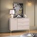 Aparador Sélène 1 puerta y 3 cajones 120 Aparador Sélène 1 puerta y 3 cajones 120 Beige