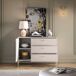 Aparador Sélène 1 puerta y 3 cajones 120 Aparador Sélène 1 puerta y 3 cajones 120 Beige