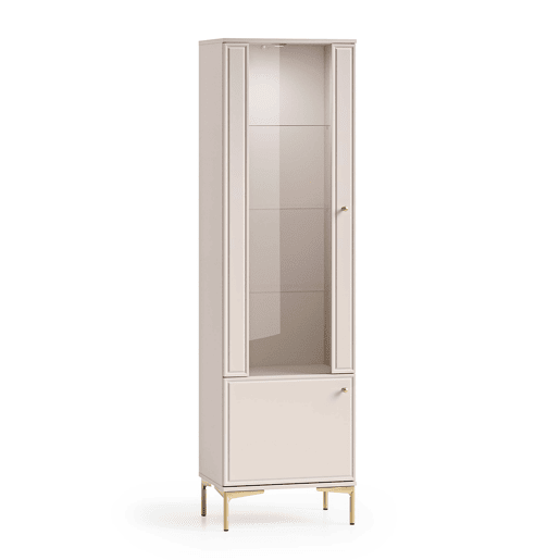 Vitrine de 2 portas Sélène Cachemire