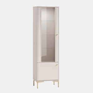 Vitrine de 2 portas Sélène Cachemire