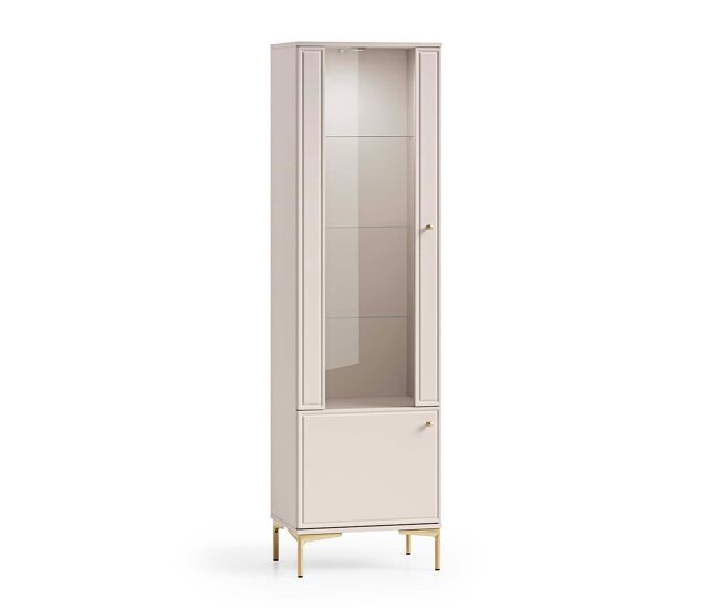 Vitrina Sélène Cachemire con 2 puertas