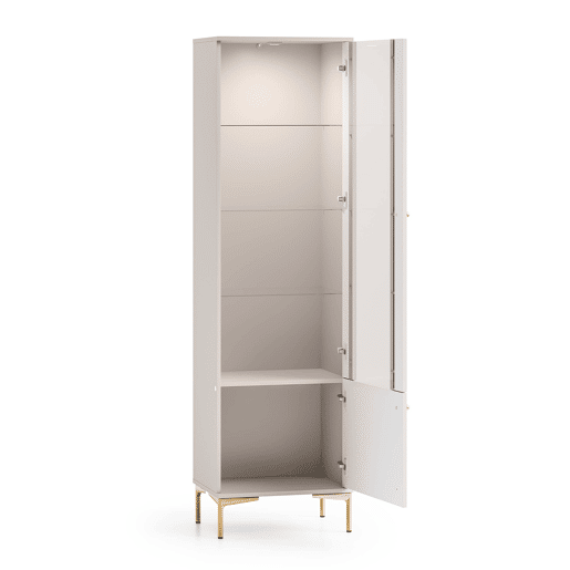 Vitrine de 2 portas Sélène Cachemire
