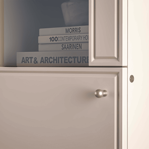 Vitrine de 2 portas Sélène Cachemire