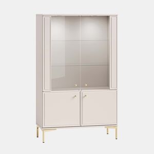Armário de louça de 4 portas Sélène Cachemire