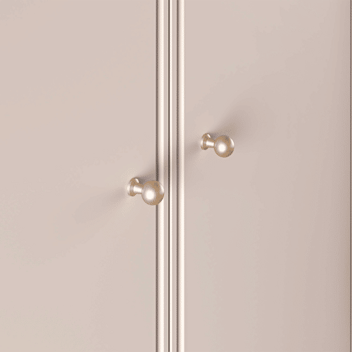 Armário de 2 portas Sélène Cachemire