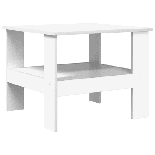 Mesa de Centro, Mesa baixa, Branco 57 x 55 x 45 cm Madeira processada Mesa de Centro, Mesa baixa, Branco 57 x 55 x 45 cm Madeira processada