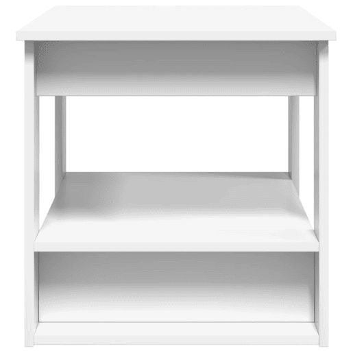Mesa de Centro, Mesa baixa, Branco 72 x 50 x 50 cm Madeira processada Mesa de Centro, Mesa baixa, Branco 72 x 50 x 50 cm Madeira processada