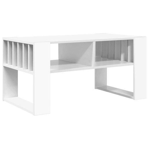 Mesa de Centro, Mesa baixa, Branco 92 x 49,5 x 45 cm Madeira processada Mesa de Centro, Mesa baixa, Branco 92 x 49,5 x 45 cm Madeira processada