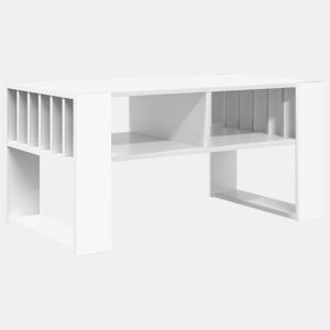 Mesa de Centro, Mesa baixa, Branco 92 x 49,5 x 45 cm Madeira processada
