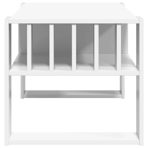 Mesa de Centro, Mesa baixa, Branco 92 x 49,5 x 45 cm Madeira processada Mesa de Centro, Mesa baixa, Branco 92 x 49,5 x 45 cm Madeira processada