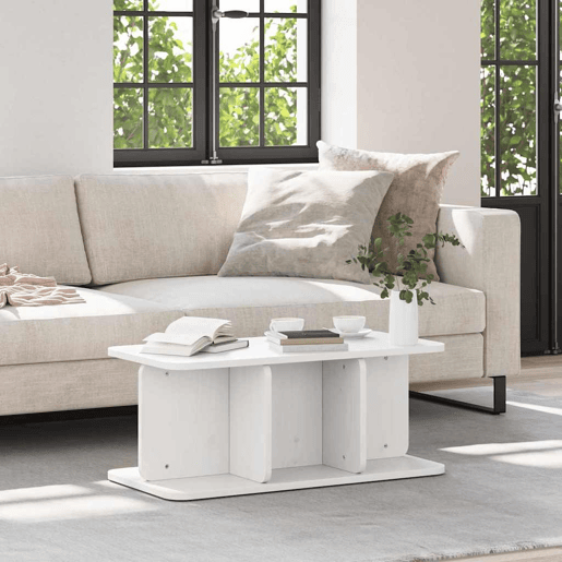 Mesa de Centro, Mesa baixa, Branco 80 x 39,5 x 33,5 cm Mesa de Centro, Mesa baixa, Branco 80 x 39,5 x 33,5 cm