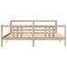 Estructura de cama matrimonial Estructura de cama matrimonial Natural