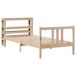 Estructura de cama individual para adultos 81x214 Estructura de cama individual para adultos 81x214 Natural