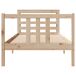Estructura de cama individual para adultos 81x214 Estructura de cama individual para adultos 81x214 Natural