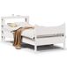 Estructura de cama individual para adultos 81x214 Estructura de cama individual para adultos 81x214 Blanco