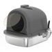 Arenero para Gato Acero Inoxidable 201, PP PawHut Arenero para Gato Acero Inoxidable 201, PP PawHut Gris