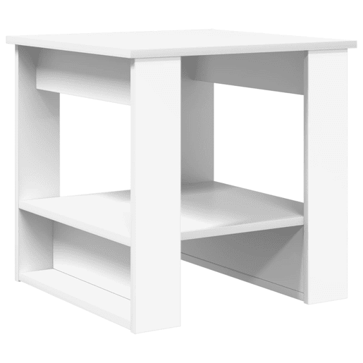 Mesa de Centro, Mesa baixa, Branco 51 x 50 x 50 cm Madeira processada Mesa de Centro, Mesa baixa, Branco 51 x 50 x 50 cm Madeira processada