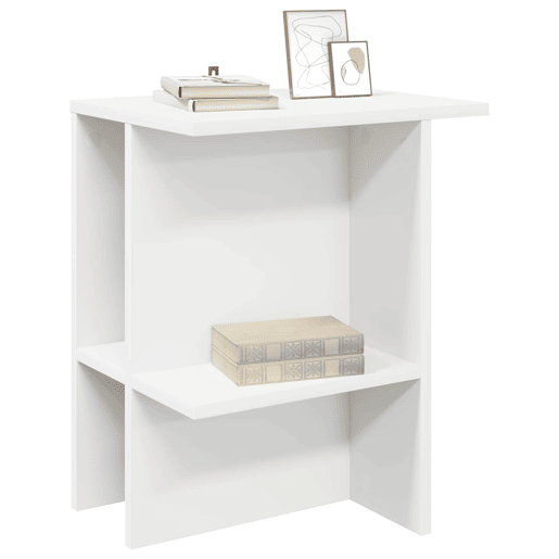 Mesa de Centro, Mesa baixa, Branco 40 x 30 x 49 cm Derivados de Madeira Mesa de Centro, Mesa baixa, Branco 40 x 30 x 49 cm Derivados de Madeira