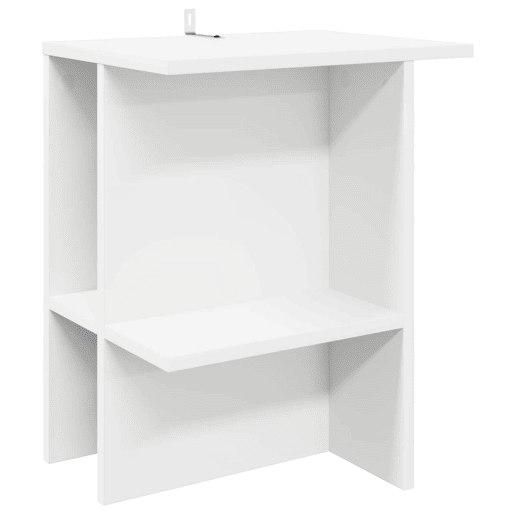 Mesa de Centro, Mesa baixa, Branco 40 x 30 x 49 cm Derivados de Madeira Mesa de Centro, Mesa baixa, Branco 40 x 30 x 49 cm Derivados de Madeira