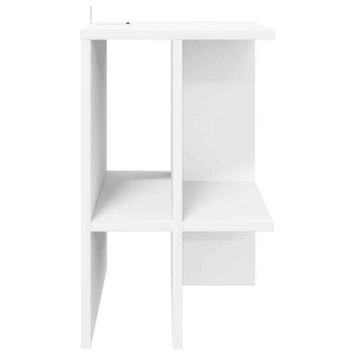 Mesa de Centro, Mesa baixa, Branco 40 x 30 x 49 cm Derivados de Madeira Mesa de Centro, Mesa baixa, Branco 40 x 30 x 49 cm Derivados de Madeira