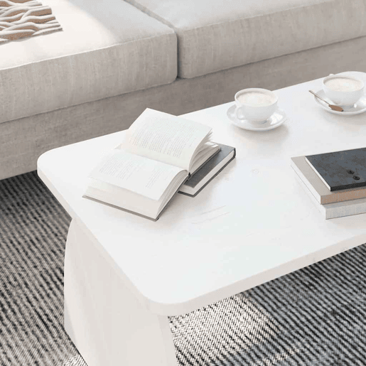Mesa de Centro, Mesa baixa, Branco 80 x 50 x 31 cm Madeira de pinho maciça Mesa de Centro, Mesa baixa, Branco 80 x 50 x 31 cm Madeira de pinho maciça