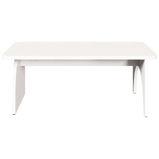 Mesa de Centro, Mesa baixa, Branco 80 x 50 x 31 cm Madeira de pinho maciça Mesa de Centro, Mesa baixa, Branco 80 x 50 x 31 cm Madeira de pinho maciça