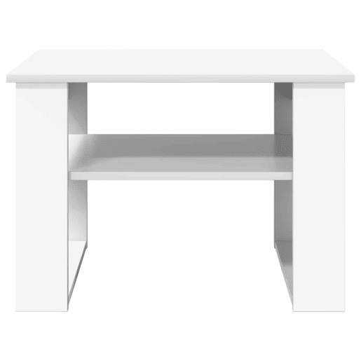 Mesa de Centro, Mesa baixa, Branco 64 x 54 x 44 cm Madeira processada Mesa de Centro, Mesa baixa, Branco 64 x 54 x 44 cm Madeira processada