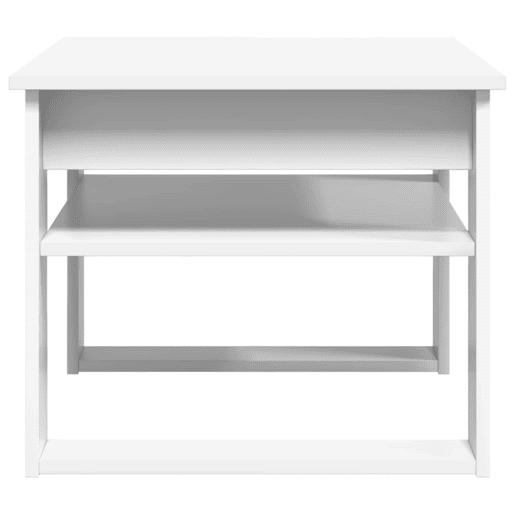 Mesa de Centro, Mesa baixa, Branco 64 x 54 x 44 cm Madeira processada Mesa de Centro, Mesa baixa, Branco 64 x 54 x 44 cm Madeira processada