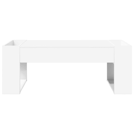 Mesa de Centro, Mesa baixa, Branco 110 x 50 x 41 cm Madeira processada