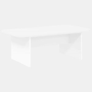 Mesa de Centro, Mesa baixa, Branco 93 x 53 x 33 cm Madeira processada