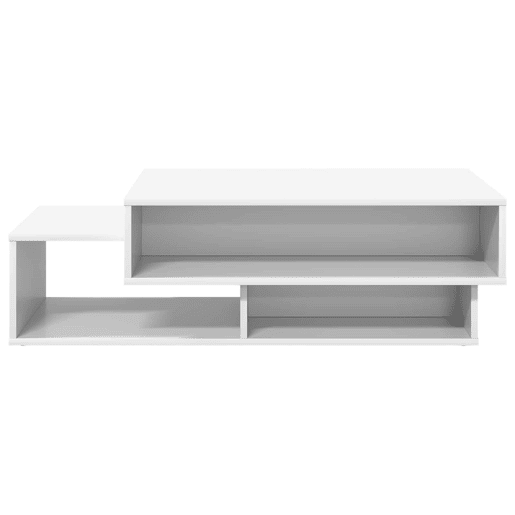 Mesa de Centro, Mesa baixa, Branco 105 x 50 x 32,5 cm Madeira processada Mesa de Centro, Mesa baixa, Branco 105 x 50 x 32,5 cm Madeira processada