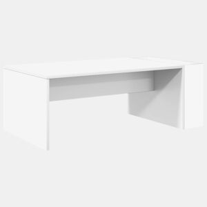 Mesa de Centro, Mesa baixa, Branco 95 x 50 x 34 cm Madeira processada