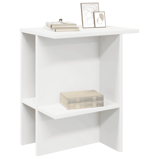 Conjunto de 2 Mesas de Centro, Mesas de Café Branco 40 x 30 x 49 cm Conjunto de 2 Mesas de Centro, Mesas de Café Branco 40 x 30 x 49 cm