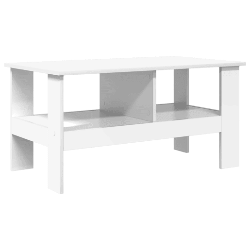 Mesa de Centro, Mesa baixa, Branco 90 x 50 x 45 cm Madeira processada Mesa de Centro, Mesa baixa, Branco 90 x 50 x 45 cm Madeira processada