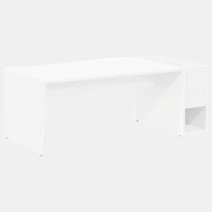 Mesa de Centro, Mesa baixa, Branco 101,5 x 50 x 37 cm Madeira processada