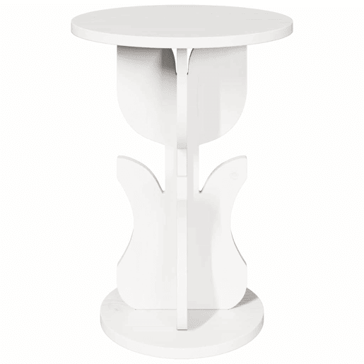 Mesa de Centro, Mesa baixa, Branco 39,5 x 39,5 x 53,5 cm Mesa de Centro, Mesa baixa, Branco 39,5 x 39,5 x 53,5 cm