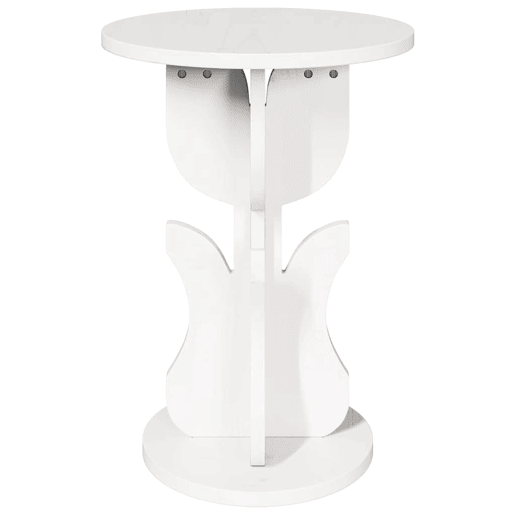 Mesa de Centro, Mesa baixa, Branco 39,5 x 39,5 x 53,5 cm Mesa de Centro, Mesa baixa, Branco 39,5 x 39,5 x 53,5 cm