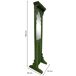 Espejo de madera Espejo de madera Verde