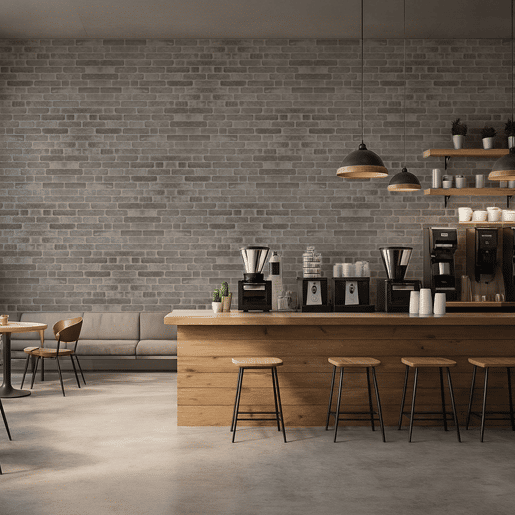 Conjunto de 20 Painéis (Superfície de 10 m²) de Parede Decorativos Efeito 3D Tijolo Cinzento Urbano em EPS - Acabamento Efeito Tijolo Conjunto de 20 Painéis (Superfície de 10 m²) de Parede Decorativos Efeito 3D Tijolo Cinzento Urbano em EPS - Acabamento Efeito Tijolo