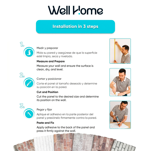 Conjunto de 10 Painéis (Superfície de 5 m²) de Parede Decorativos Efeito 3D Tijolo Cinzento Urbano em EPS - Acabamento Efeito Tijolo Conjunto de 10 Painéis (Superfície de 5 m²) de Parede Decorativos Efeito 3D Tijolo Cinzento Urbano em EPS - Acabamento Efeito Tijolo