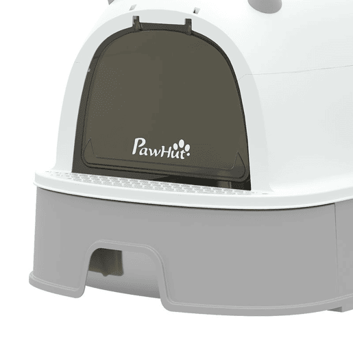 PawHut Caixa de Areia para Gatos L com Tampa Removível, Tabuleiro em Aço Inoxidável, Pá, Filtros de Carvão, Fácil de Limpar, Antifugas, Controlo de Odores, Cinzento PawHut Caixa de Areia para Gatos L com Tampa Removível, Tabuleiro em Aço Inoxidável, Pá, Filtros de Carvão, Fácil de Limpar, Antifugas, Controlo de Odores, Cinzento